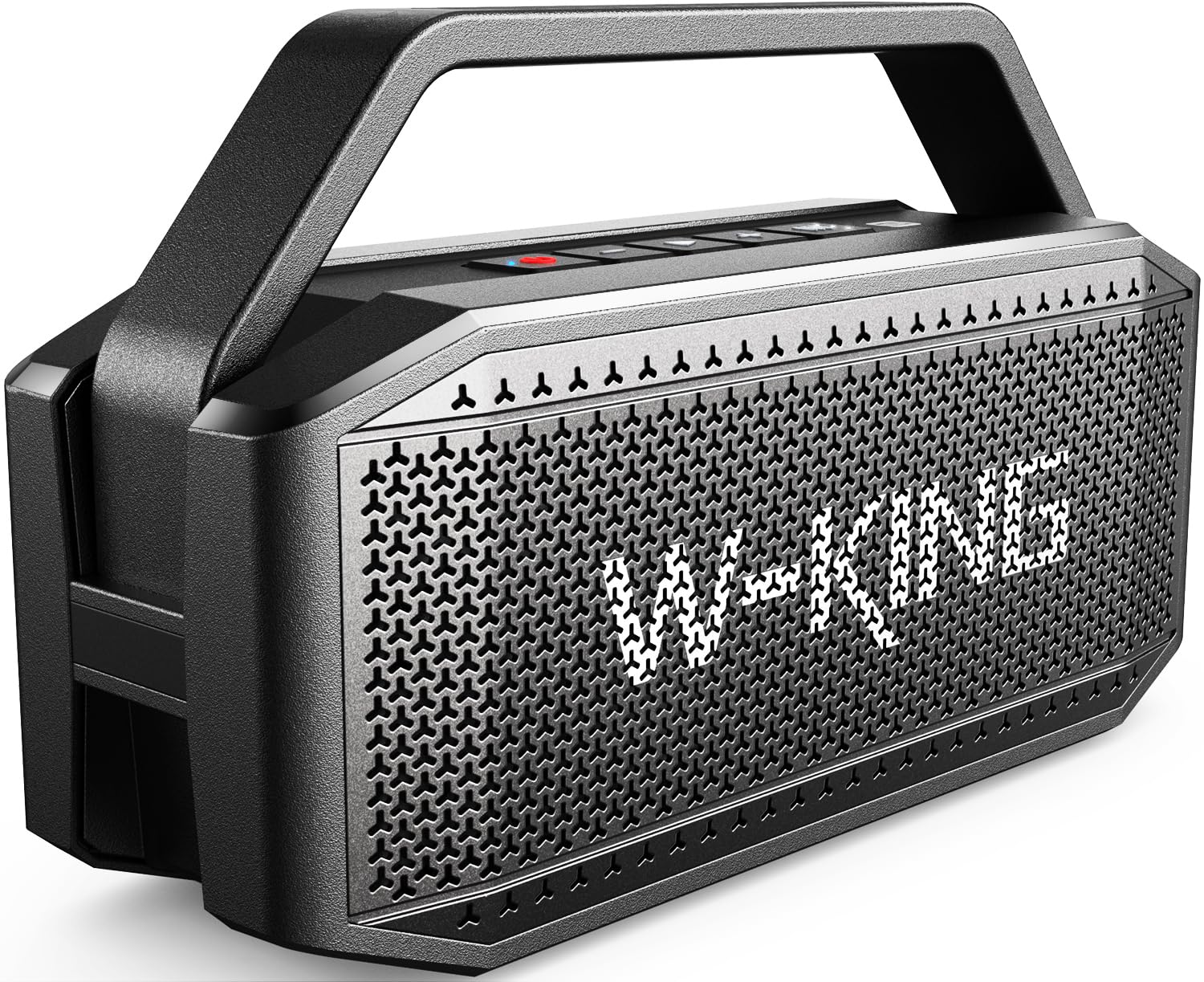 W-KING top controls with EQ switch for sound tuning