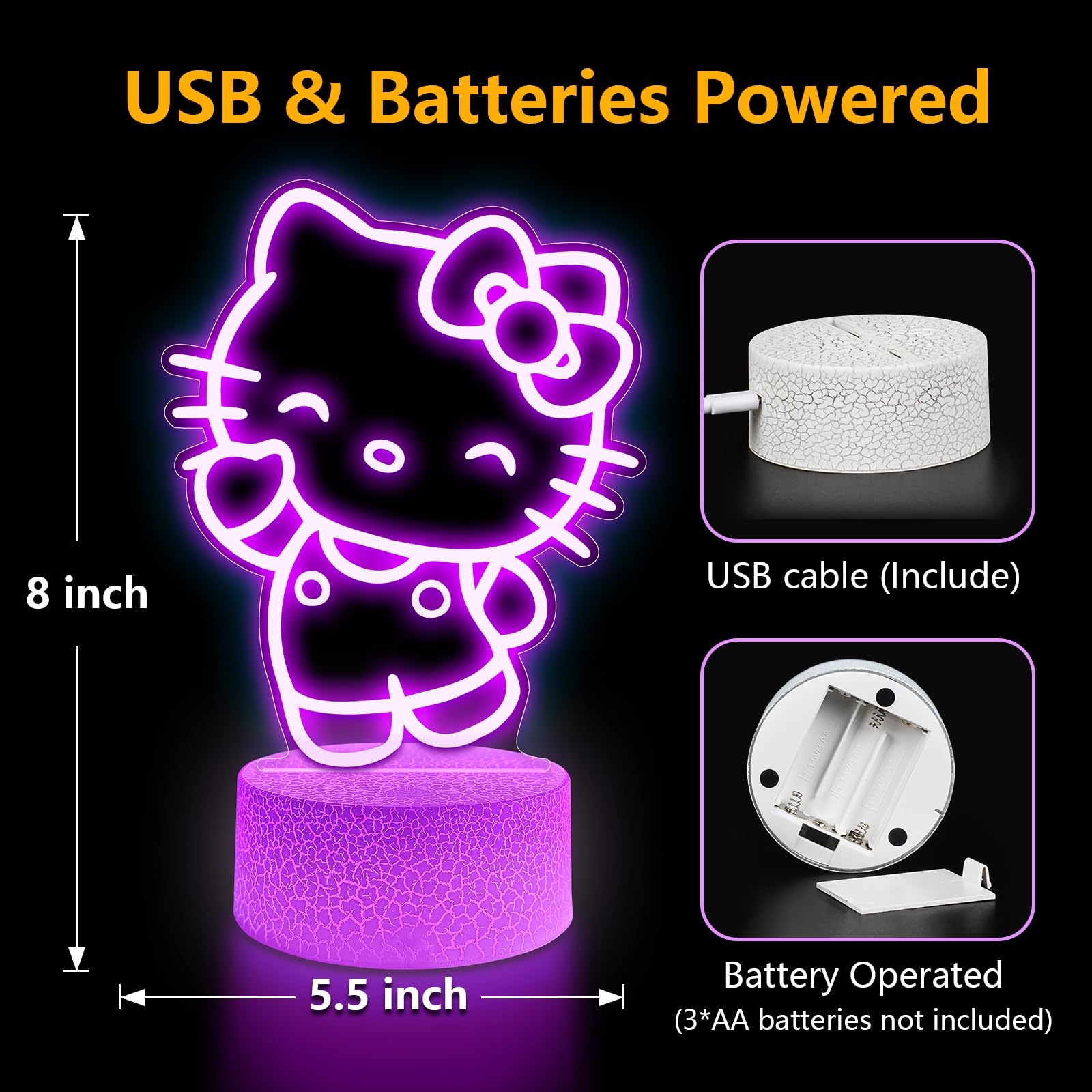 Wafinkeng Safe Night Light crafted from non-toxic materials for kids.