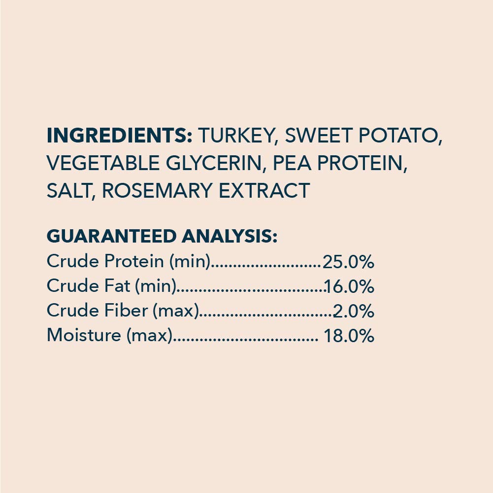 Wag oven-baked texture close-up emphasizes soft chews for gentle bites