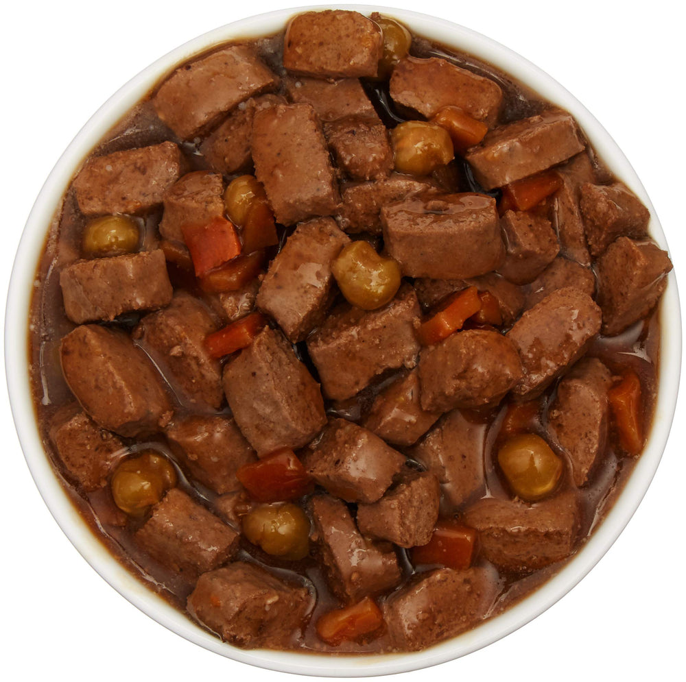 WAG Wag Stew grain-free label signaling no corn, wheat, or soy.