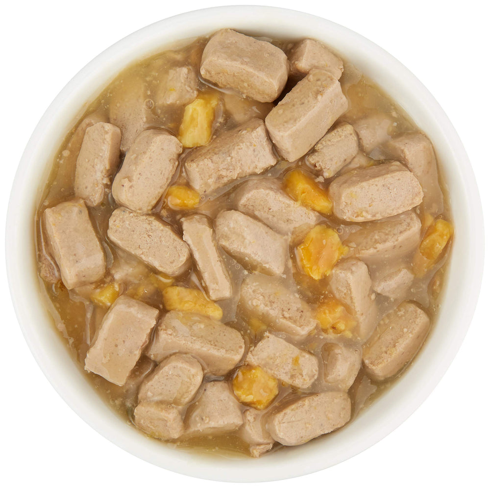 WAG Stew Turkey & Sweet Potato can opened, ready to serve