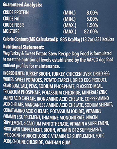 WAG Stew Turkey & Sweet Potato twelve-pack box