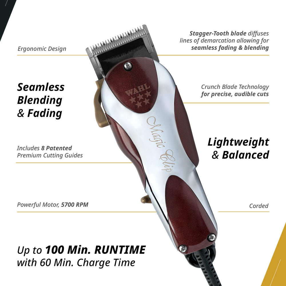 Wahl 5 Star Series chrome finish signaling durable professional design