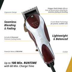 Wahl 5 Star Series chrome finish signaling durable professional design