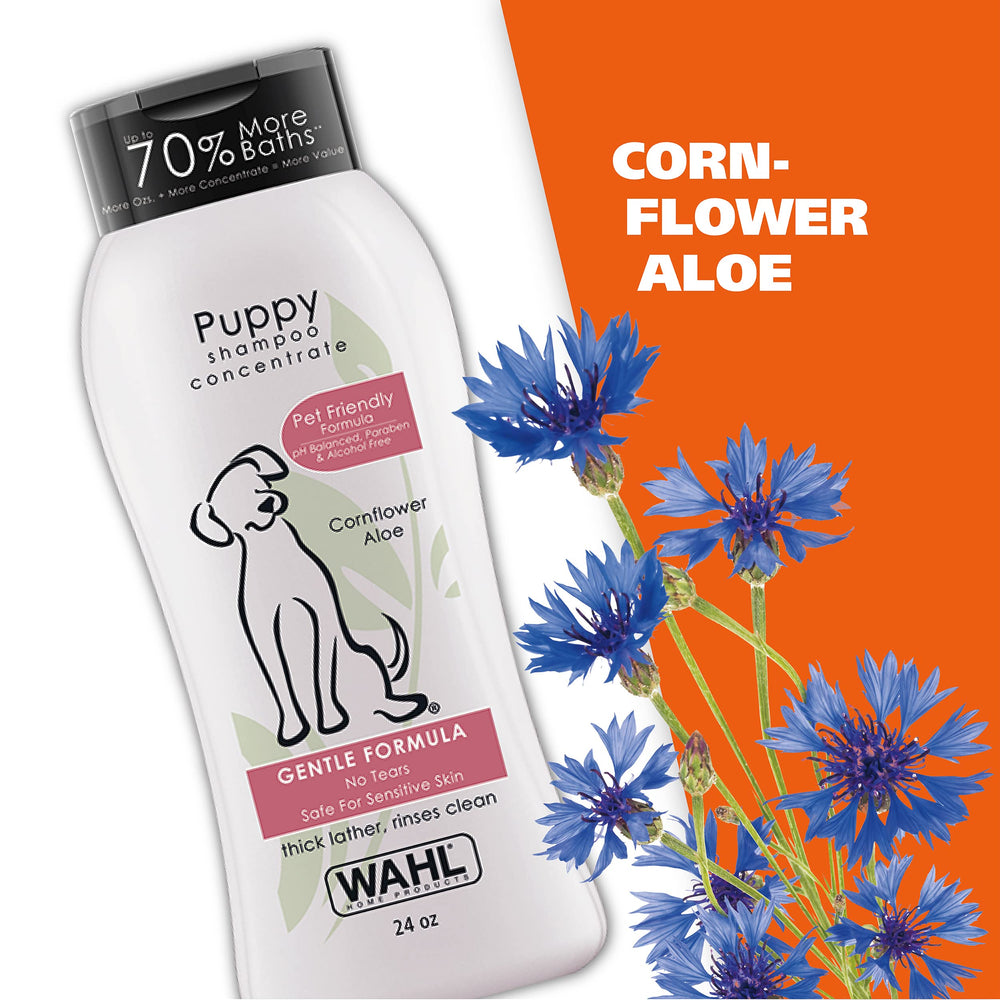 Wahl allergy-friendly icon suggests safe option for dogs with sensitivities.