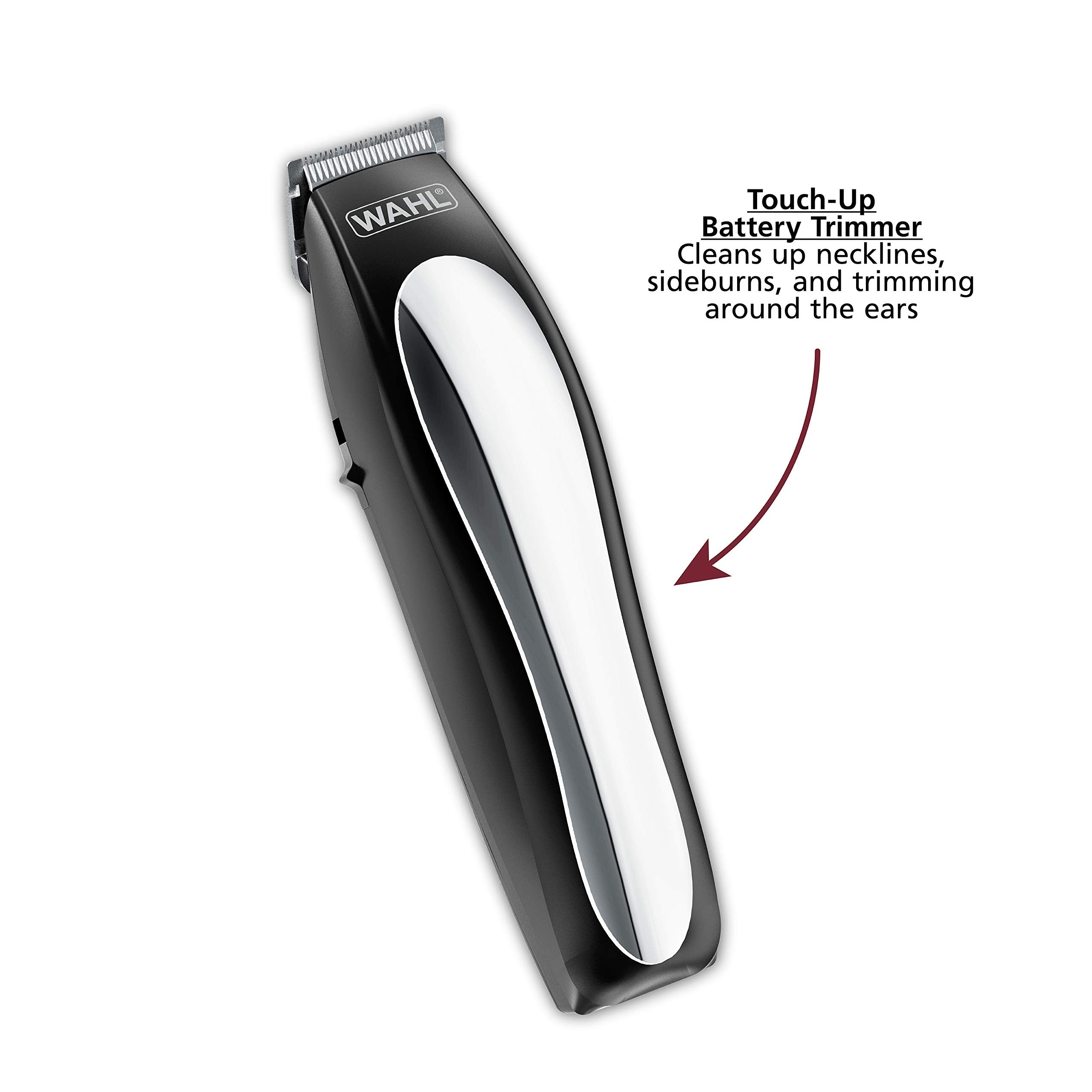 Wahl attachment guards and ear taper guards showcase versatile styling options.