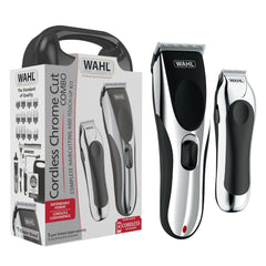 Wahl Chrome Pro clipper front view for precise home grooming