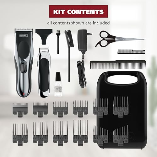 Wahl Chrome Pro clipper side view ergonomic handle