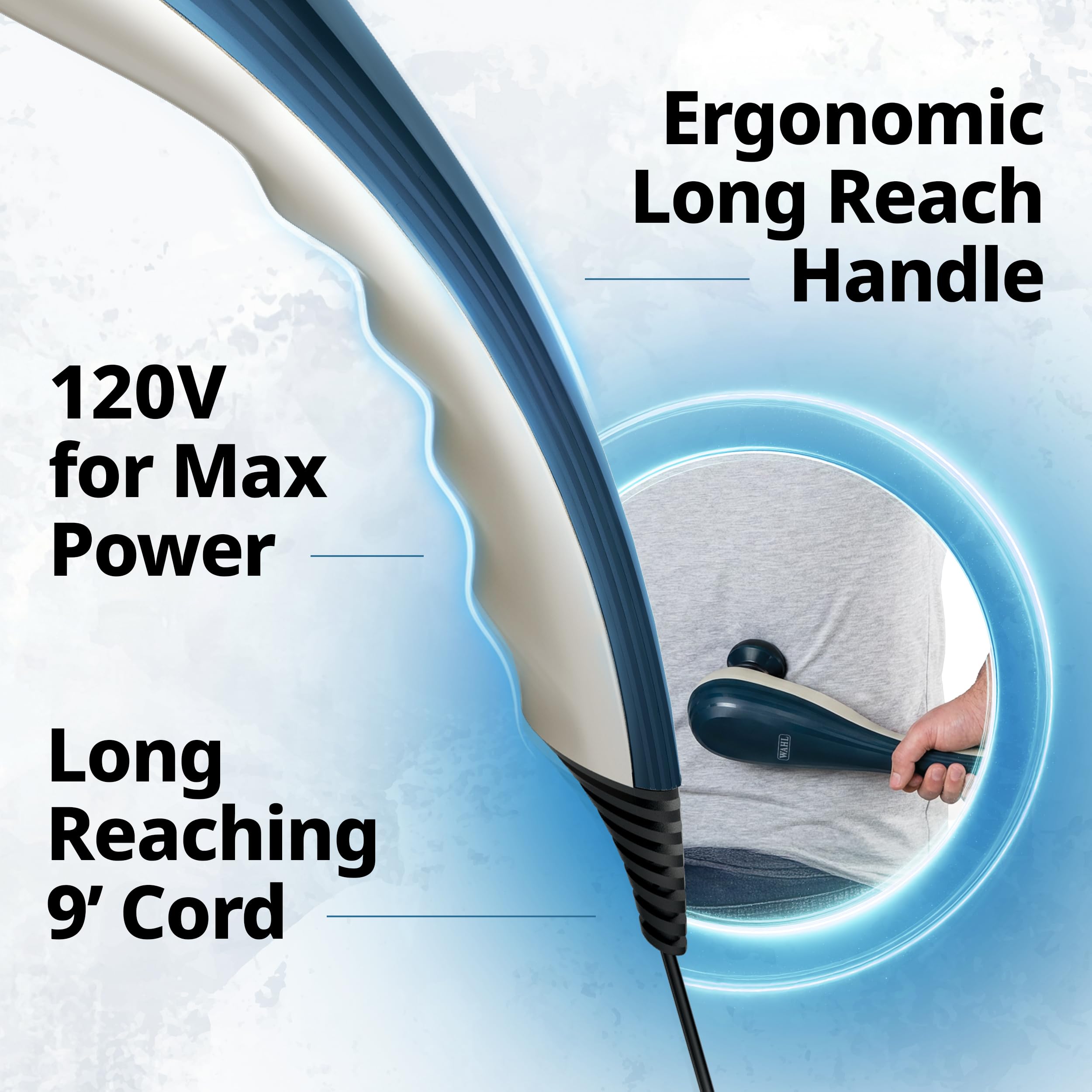 Wahl unit with 9-foot cord offers flexible positioning