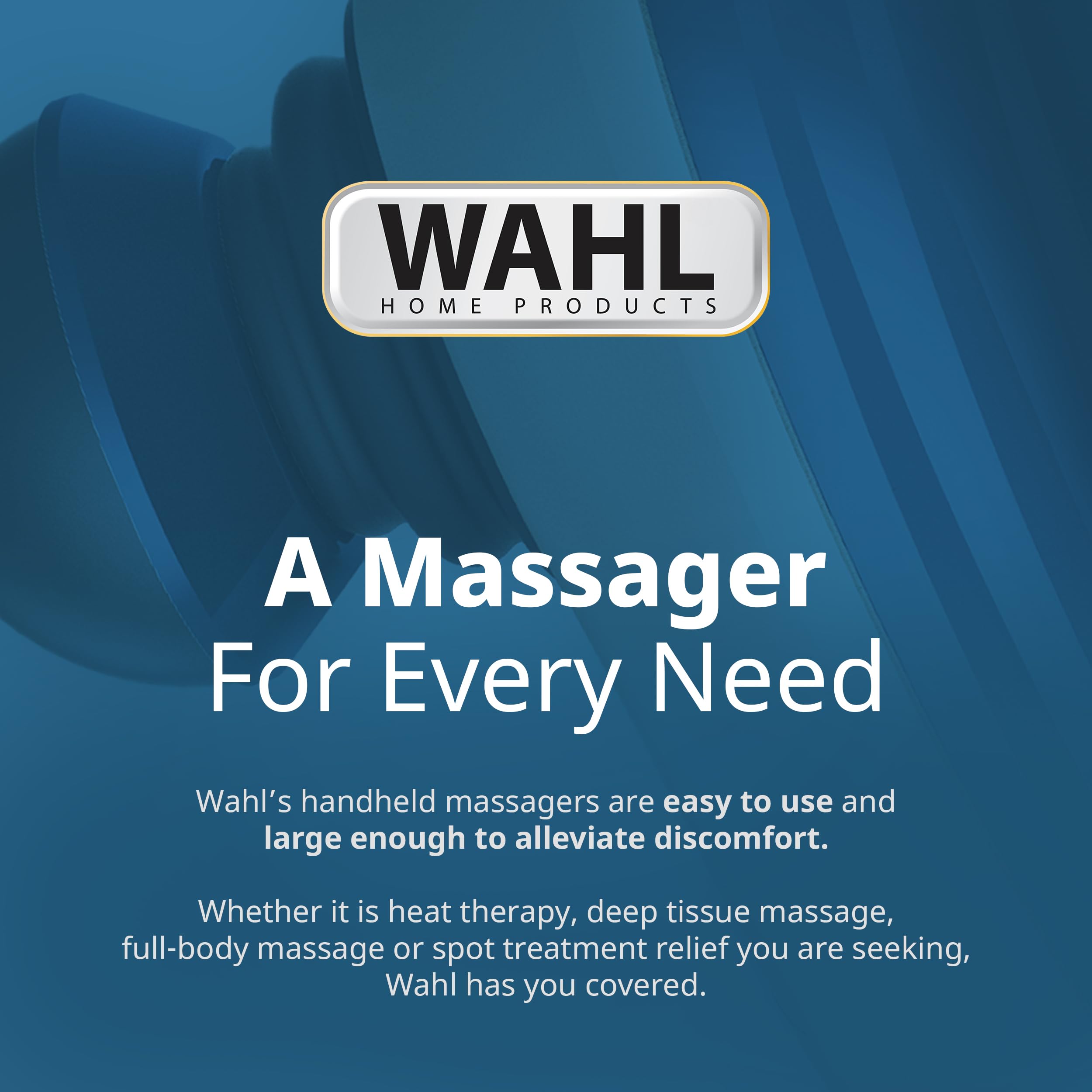 Wahl ergonomic grip designed for comfortable extended use