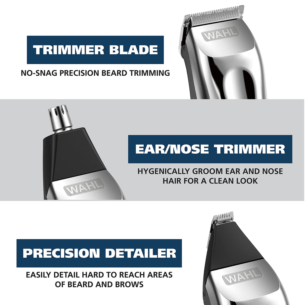 Wahl ear nose rotary head attachment for hygienic trimming of sensitive areas