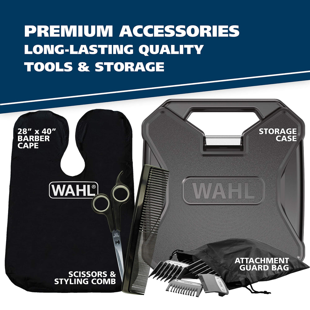 Wahl Elite Pro blade oil ensures smooth blade action.