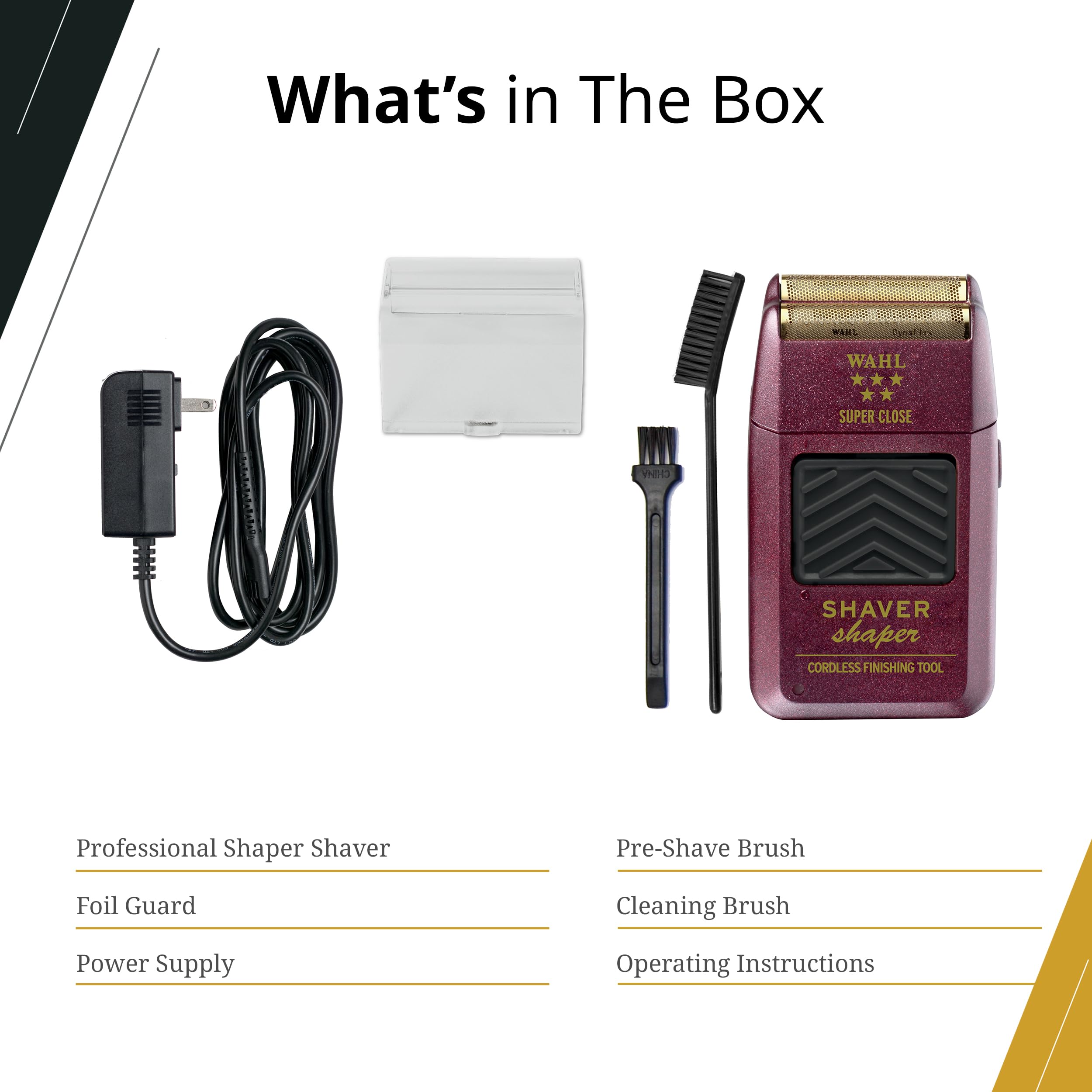 Wahl Professional 5 Star Series cordless and corded operation in one shaver