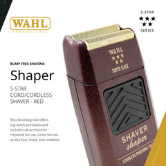 Wahl Professional 5 Star Series gold foil closeup highlighting ultra-close shave