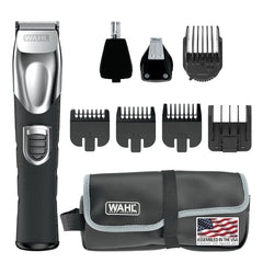 Wahl USA rechargeable beard trimmer body with silicone grip for precise grooming