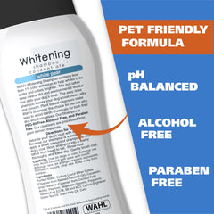 Wahl White Pear Shampoo lather demonstrates rich foam for easy rinsing.