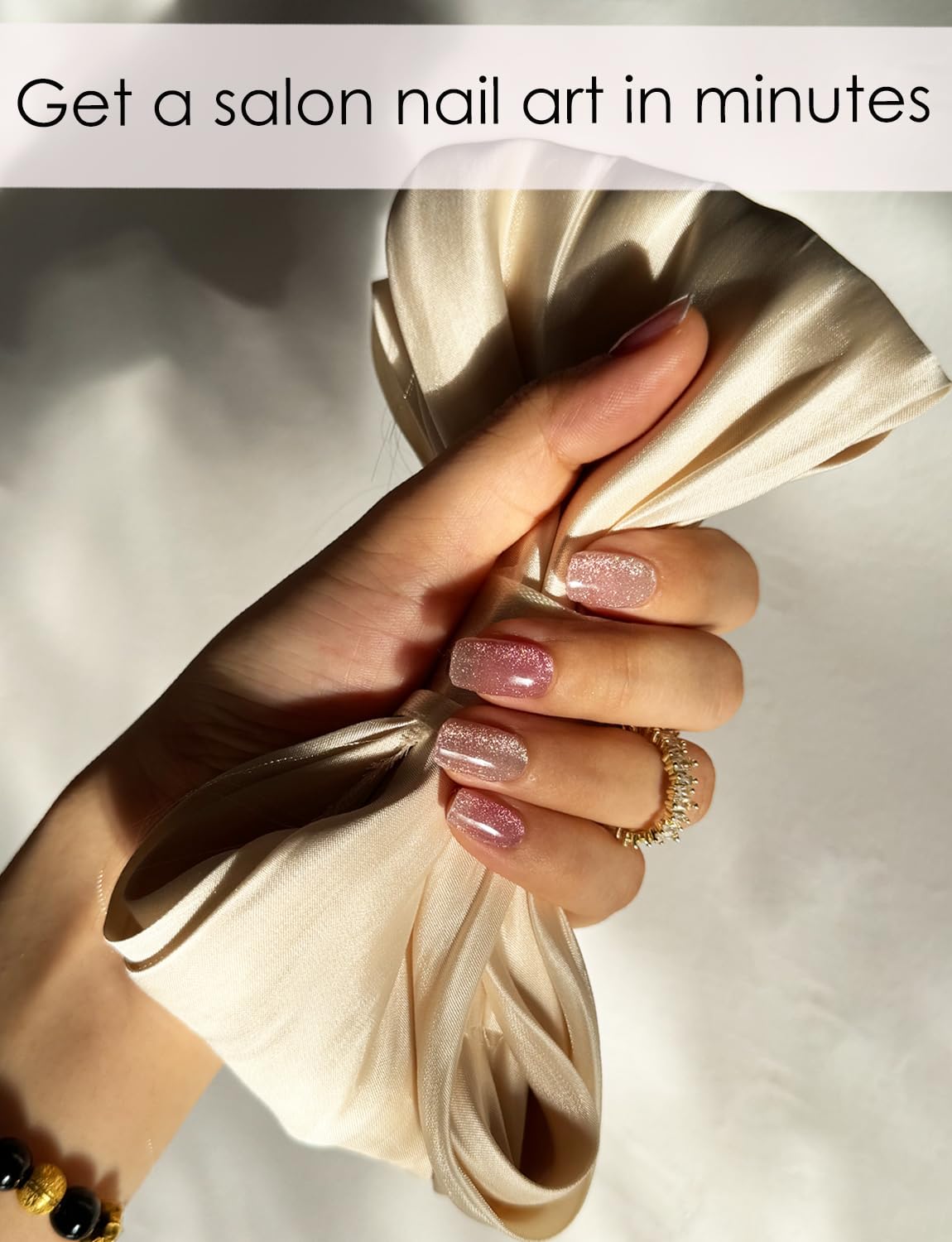 Wahrshei nail wraps in fast-dry neutrals offering effortless at-home manicures
