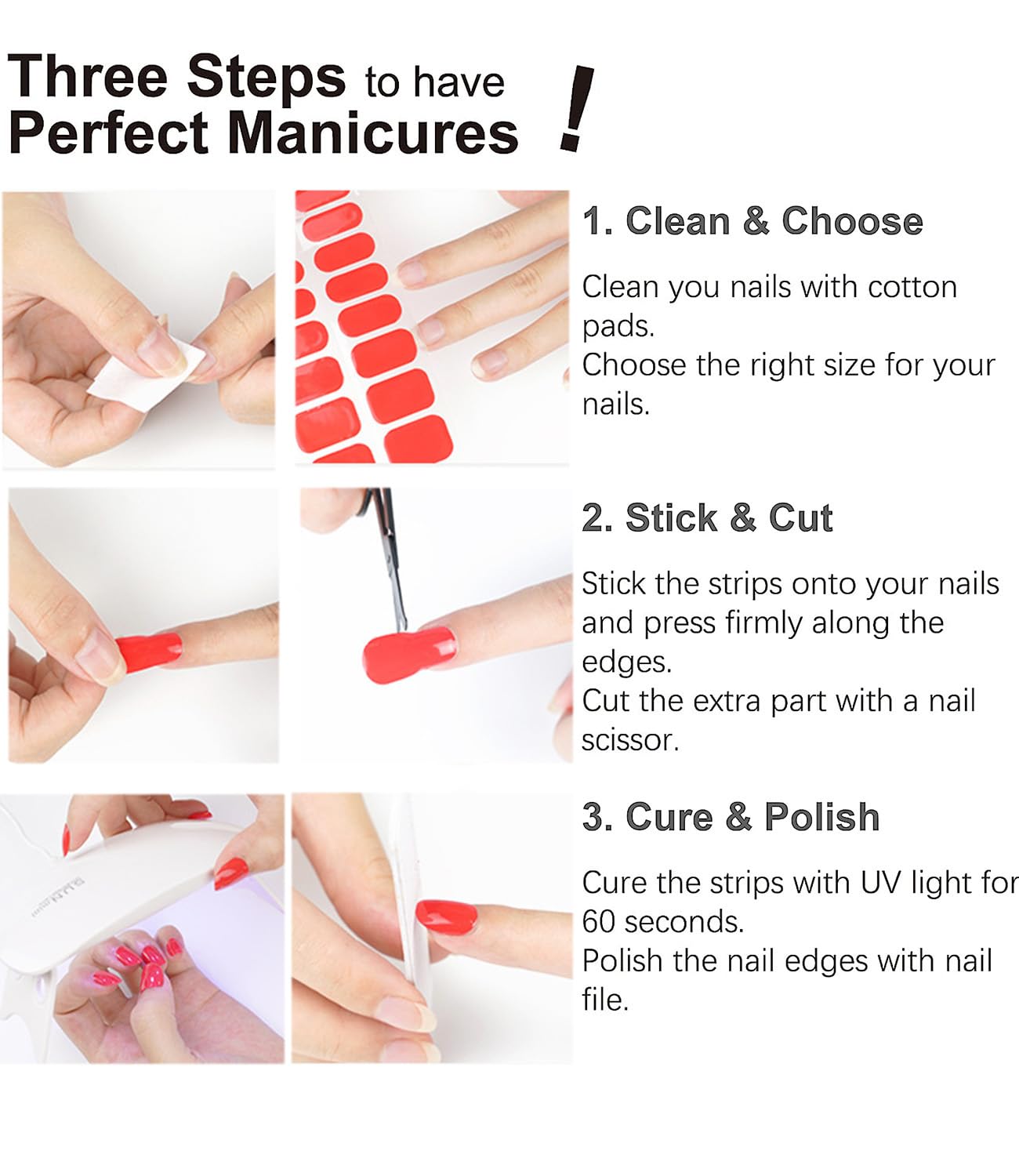 Wahrshei sealing strip keeps gel nail stickers airtight, preserving shine