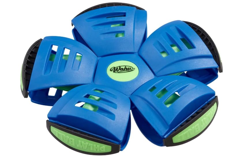 WAHU Phlat Ball time-delay adds twist to family play outdoors