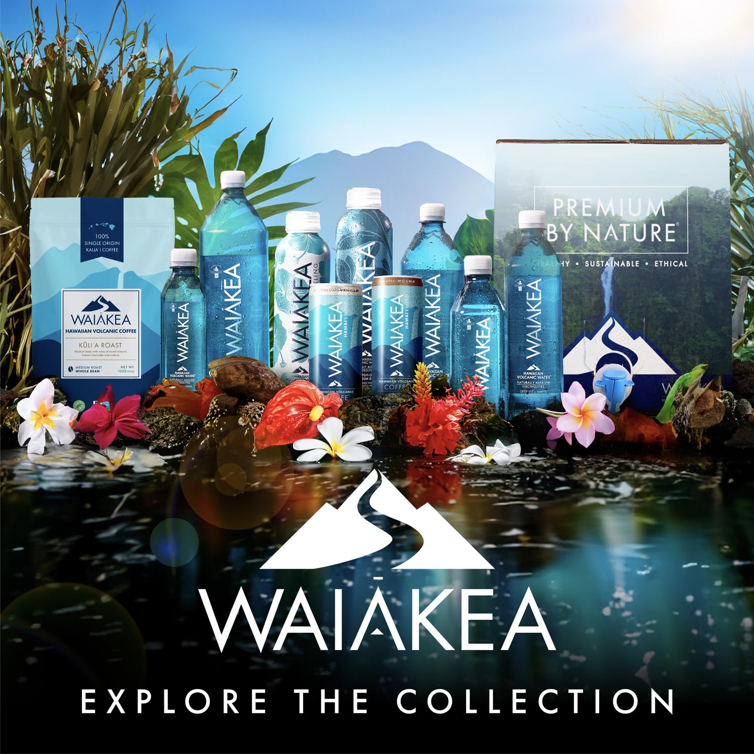 Waiakea sustainable packaging reflecting eco-conscious sourcing