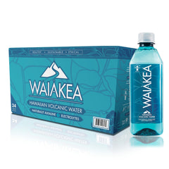 Waiakea water bottle, ice cold hydration with minerals