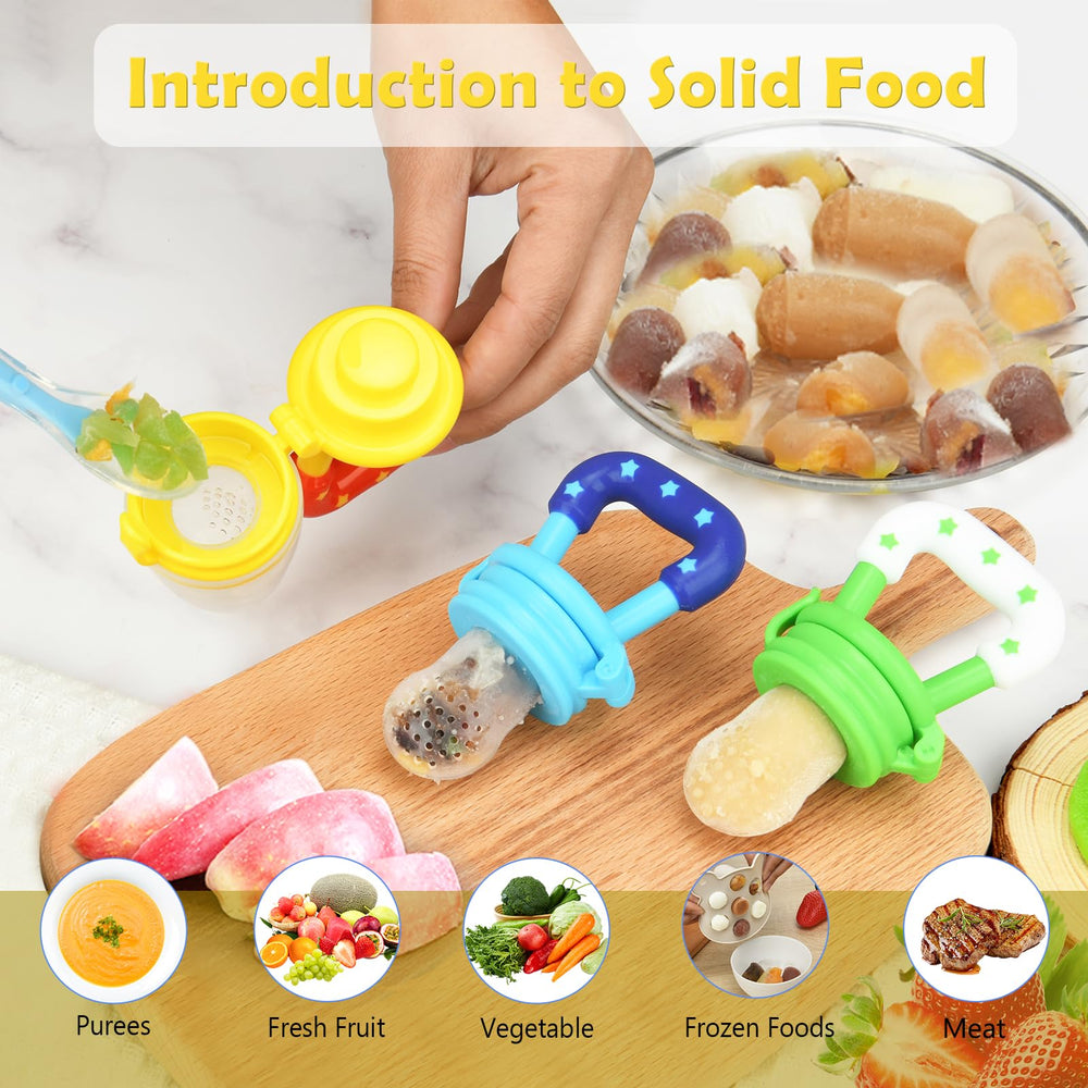 WAJIAYON feeder with 2mm holes for small, safe bites.