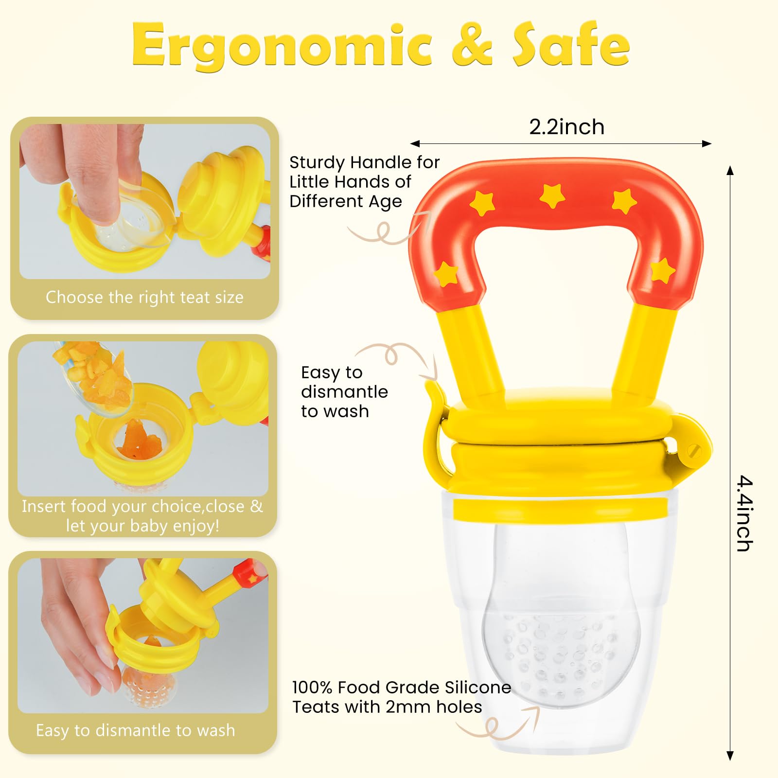 WAJIAYON three-size sacs to grow with your baby.