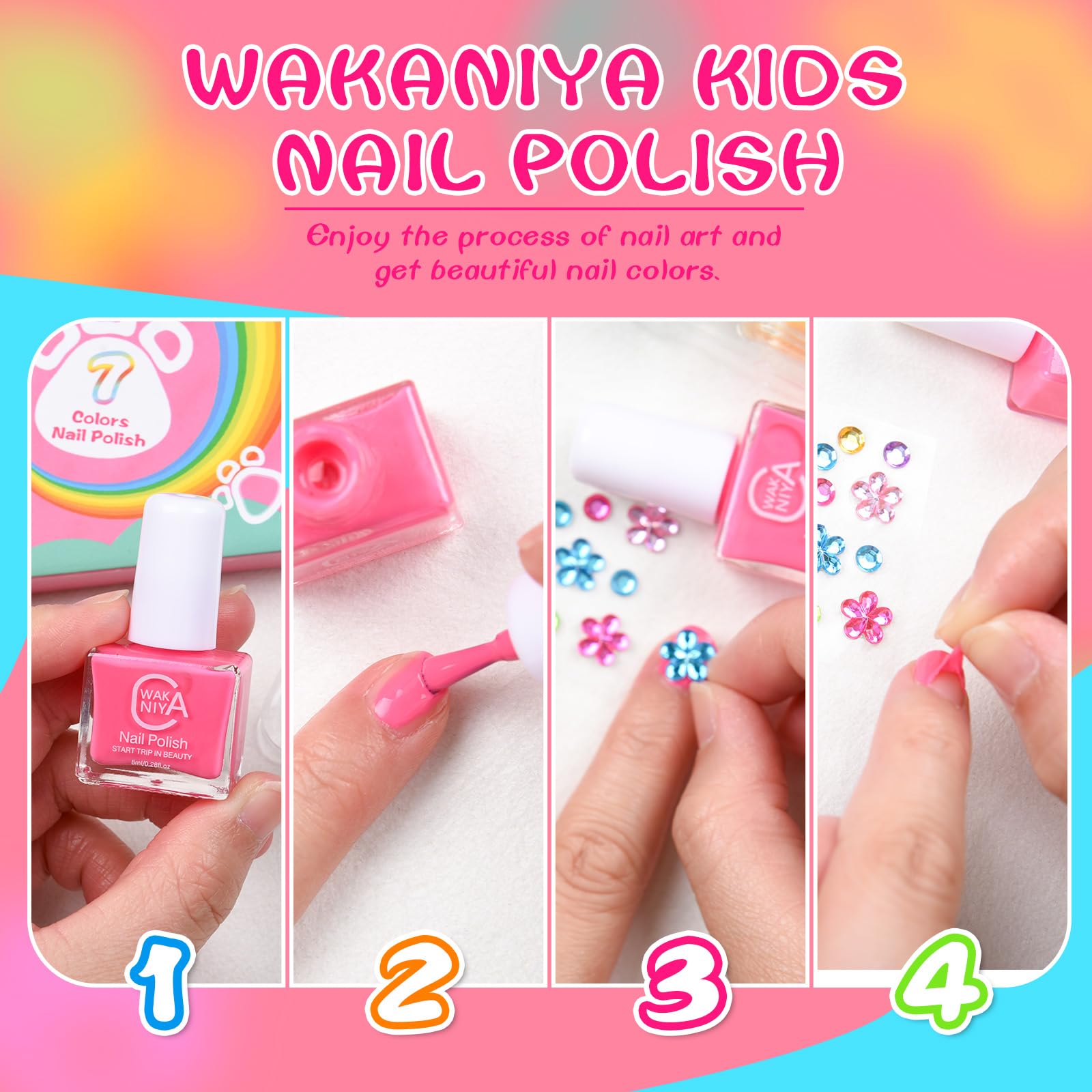 wakaniya peel-off removal lets kids remove polish in one piece