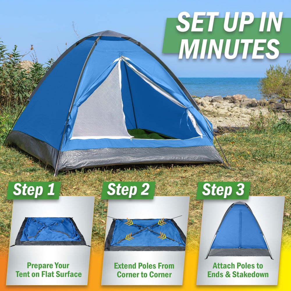 Ideal for hiking, festivals, beach shade, and casual camping.