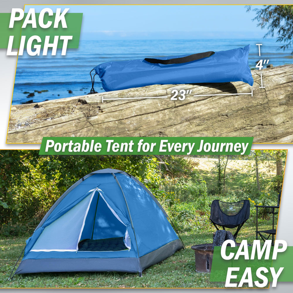 Ventilation window promotes breathable airflow for comfortable nights.