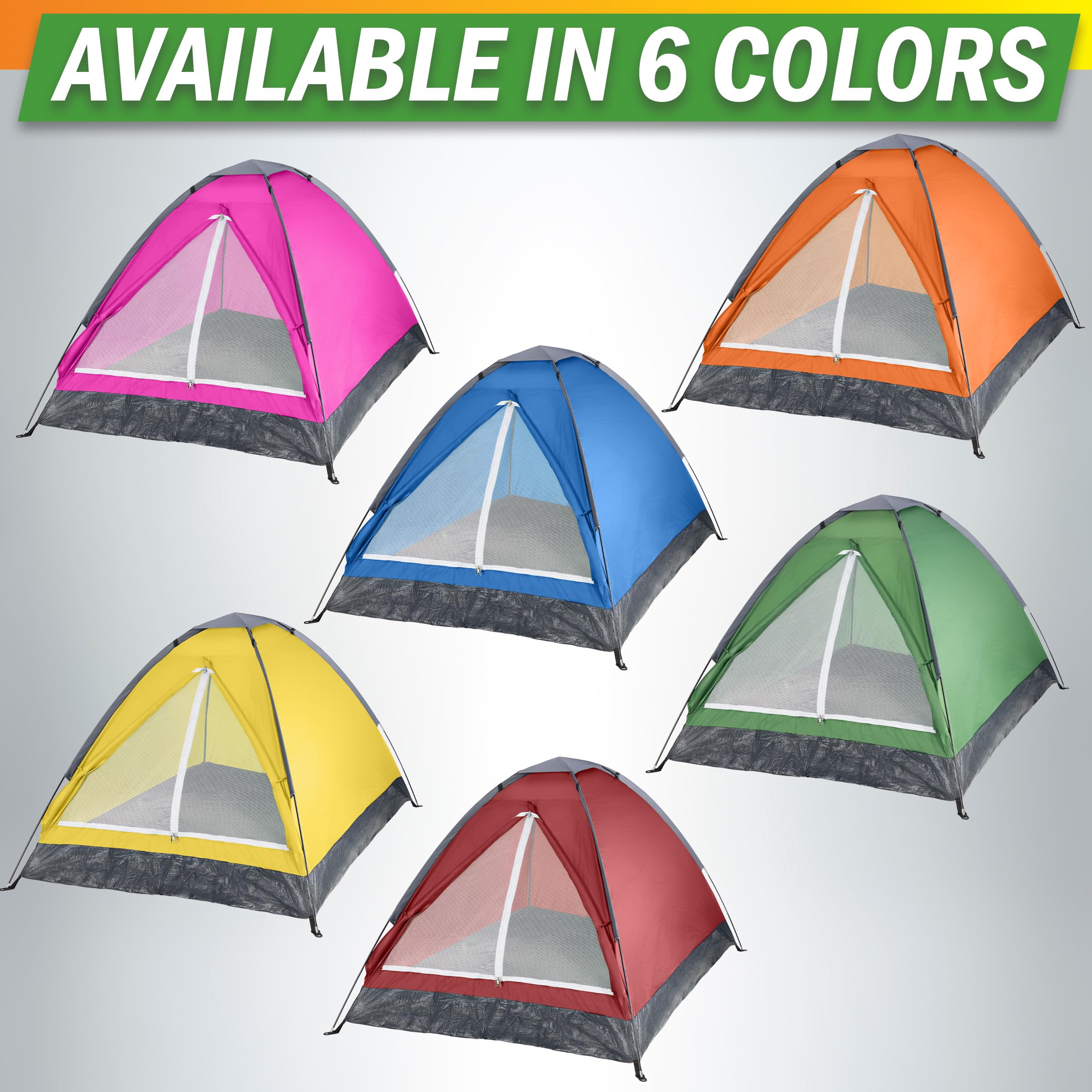 Wakeman side-view tent ready for quick setup and packing