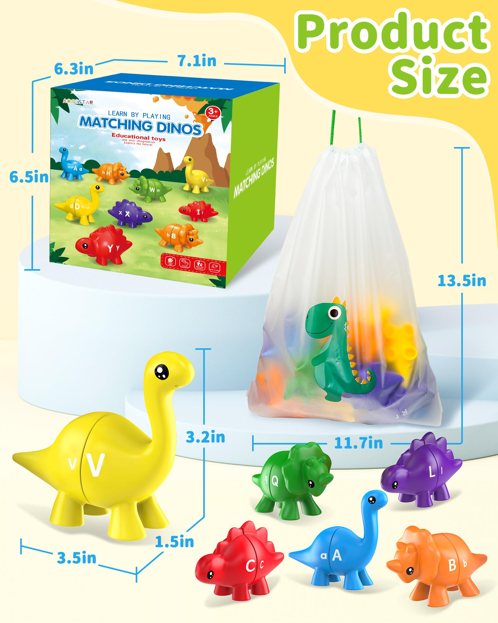 Walenty gift-ready dinosaur set for educational gifts
