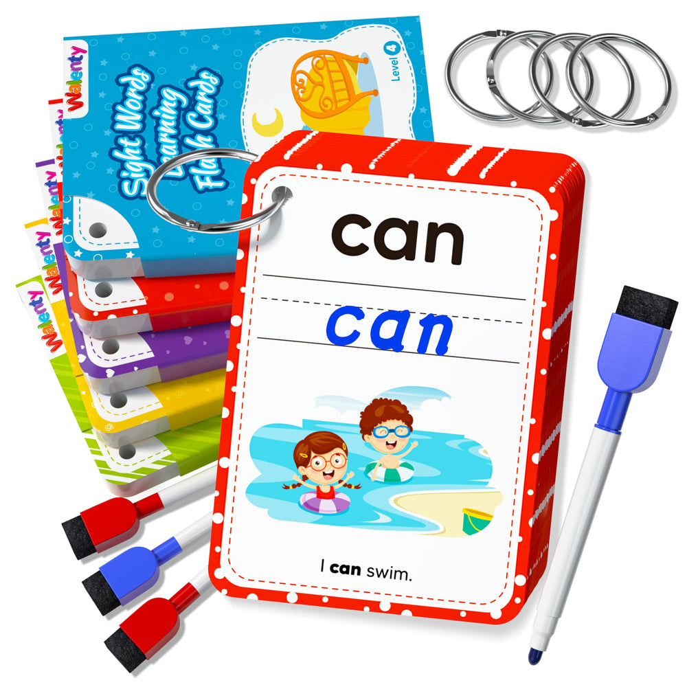 Walenty sight words flash cards set cover, durable learning tool for daily practice.