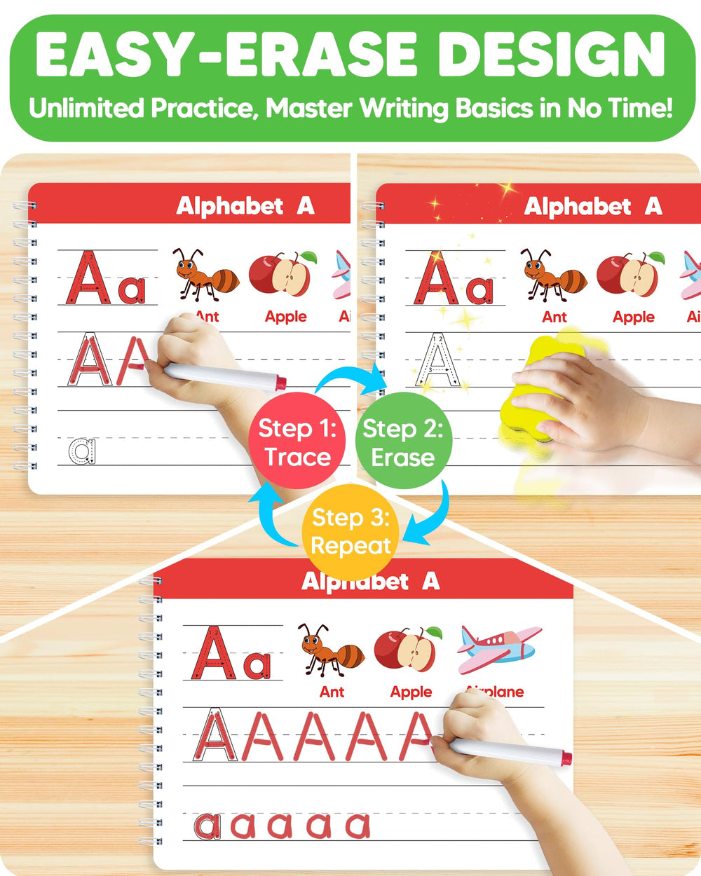 Walenty whiteboard eraser for quick cleanup during activities.