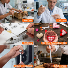 Clear U-100 scale markings on Walipuil syringes simplify accurate measurement.