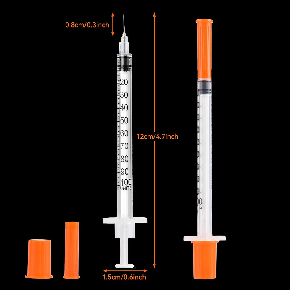 Durable Walipuil U-100 syringes made from high-quality materials for reliable use.