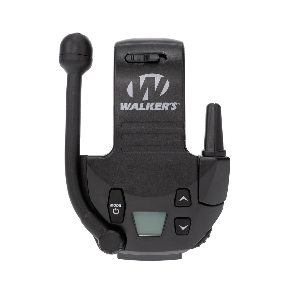 Walker's Razor Walkie-Talkie VOX feature enables hands-free communication in field.