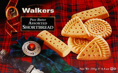 Walker's Shortbread fingers: delicate crunch with rich butter flavor for coffee.