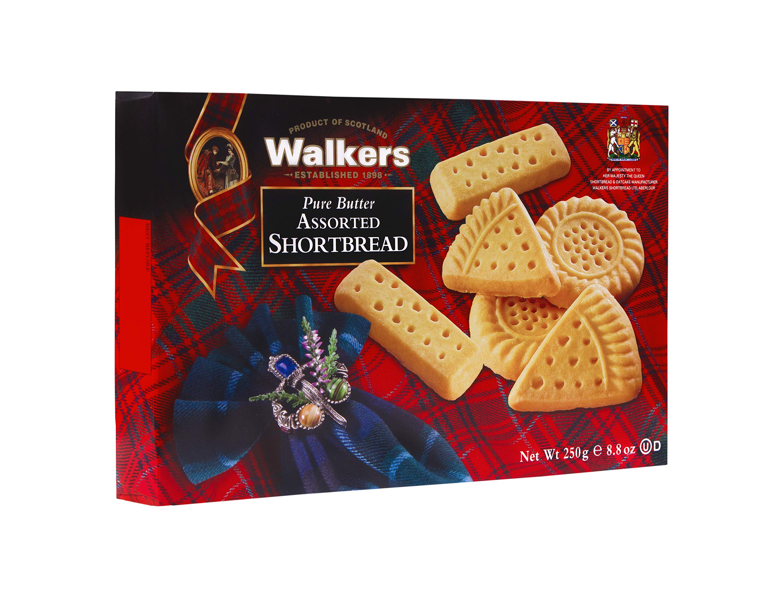 Walker's assortment reflects a classic Scottish recipe in varied shapes.