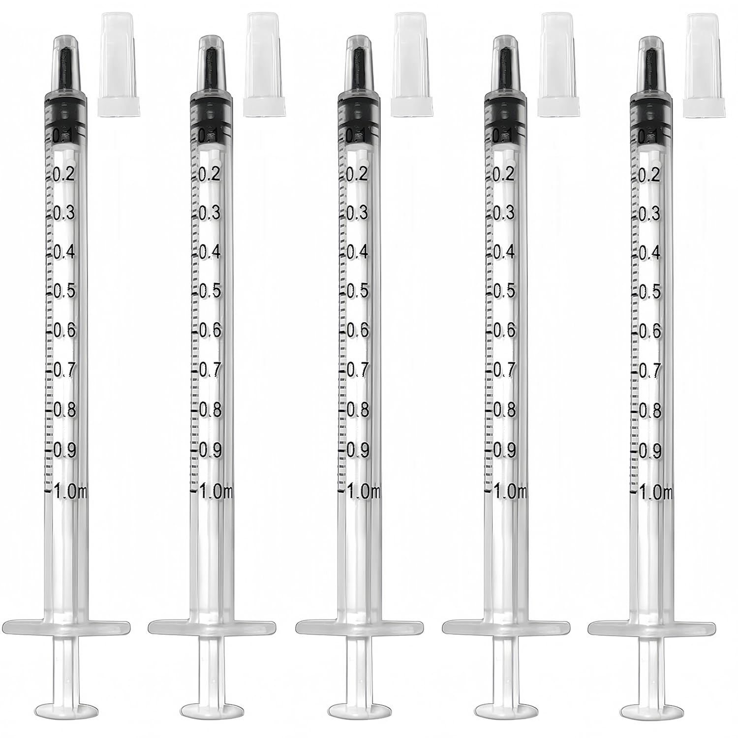 WANBAO transparent syringe highlighting clear measurement marks for accuracy.