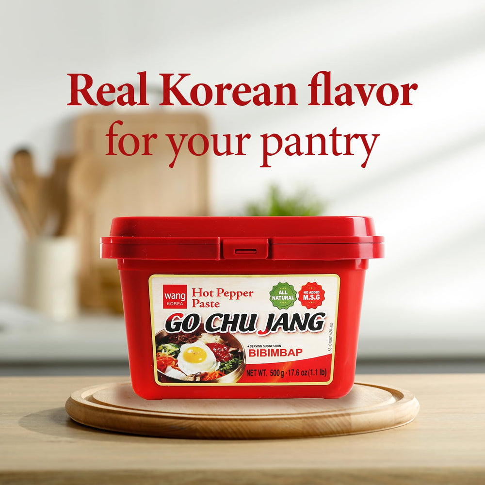 Wang Gochujang marination bowl demonstrates easy, robust flavor infusion.