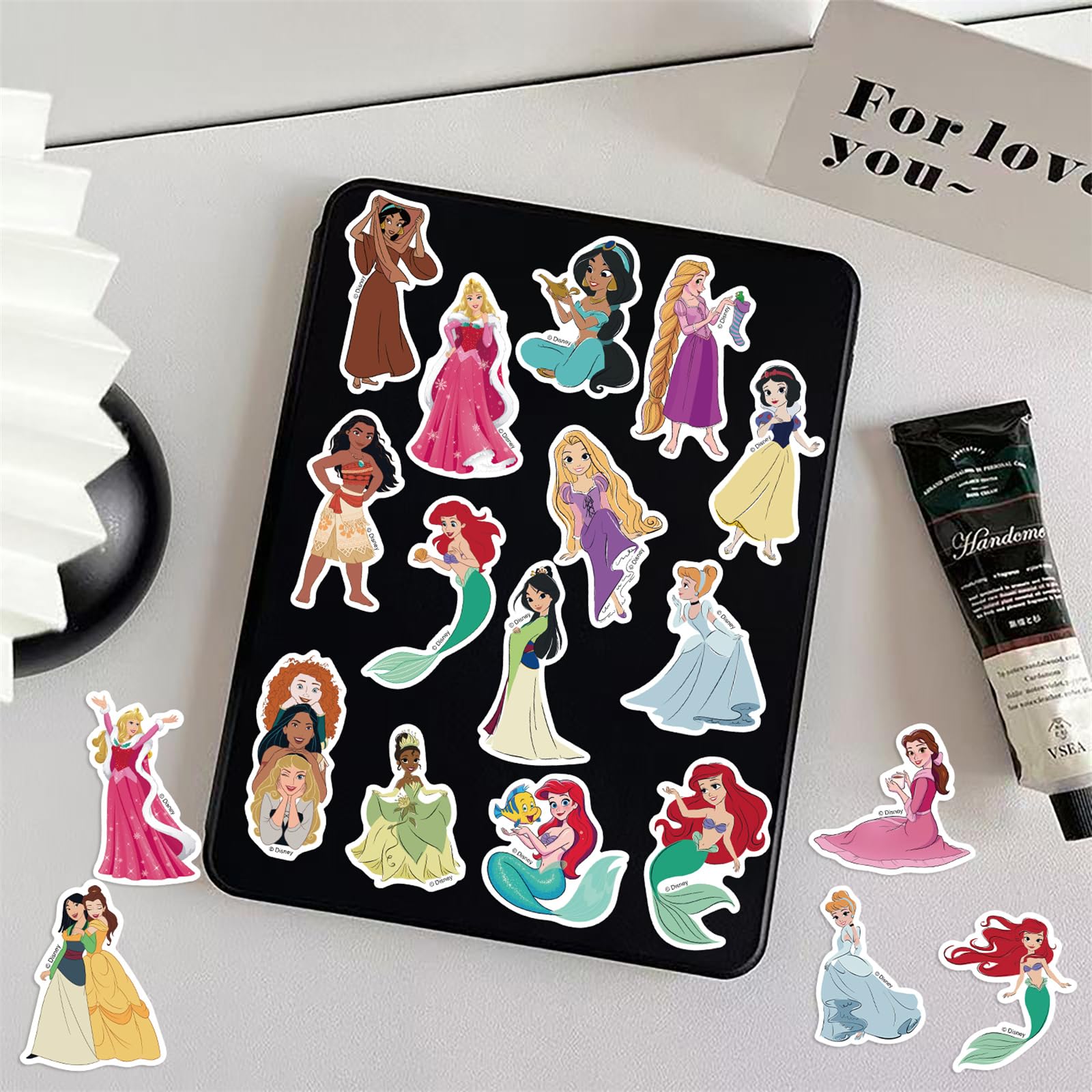 wanhuatong princess stickers pack includes 50+ unique designs