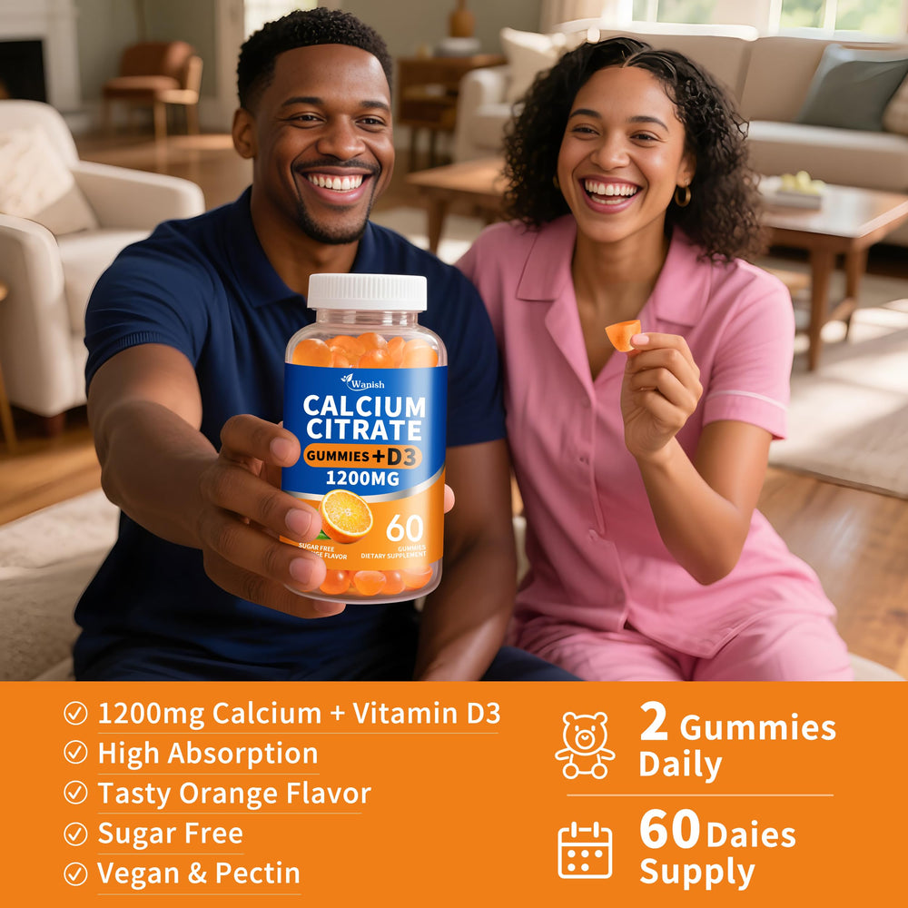 Serving suggestion showing two gummies daily for easy supplementation