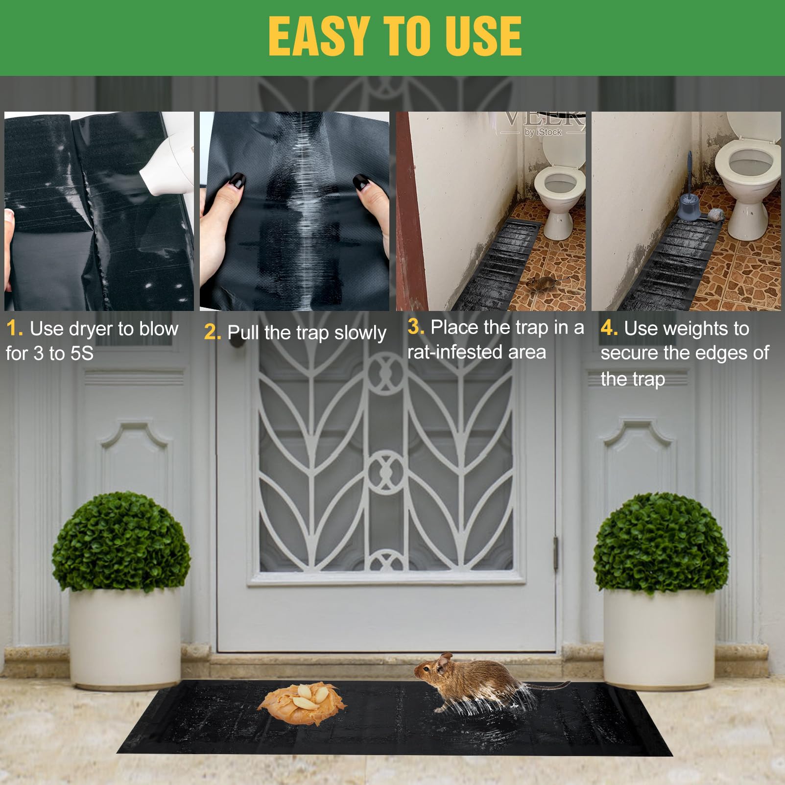 Wanqueen indoor-outdoor sticky trap emphasizes year-round rodent control options