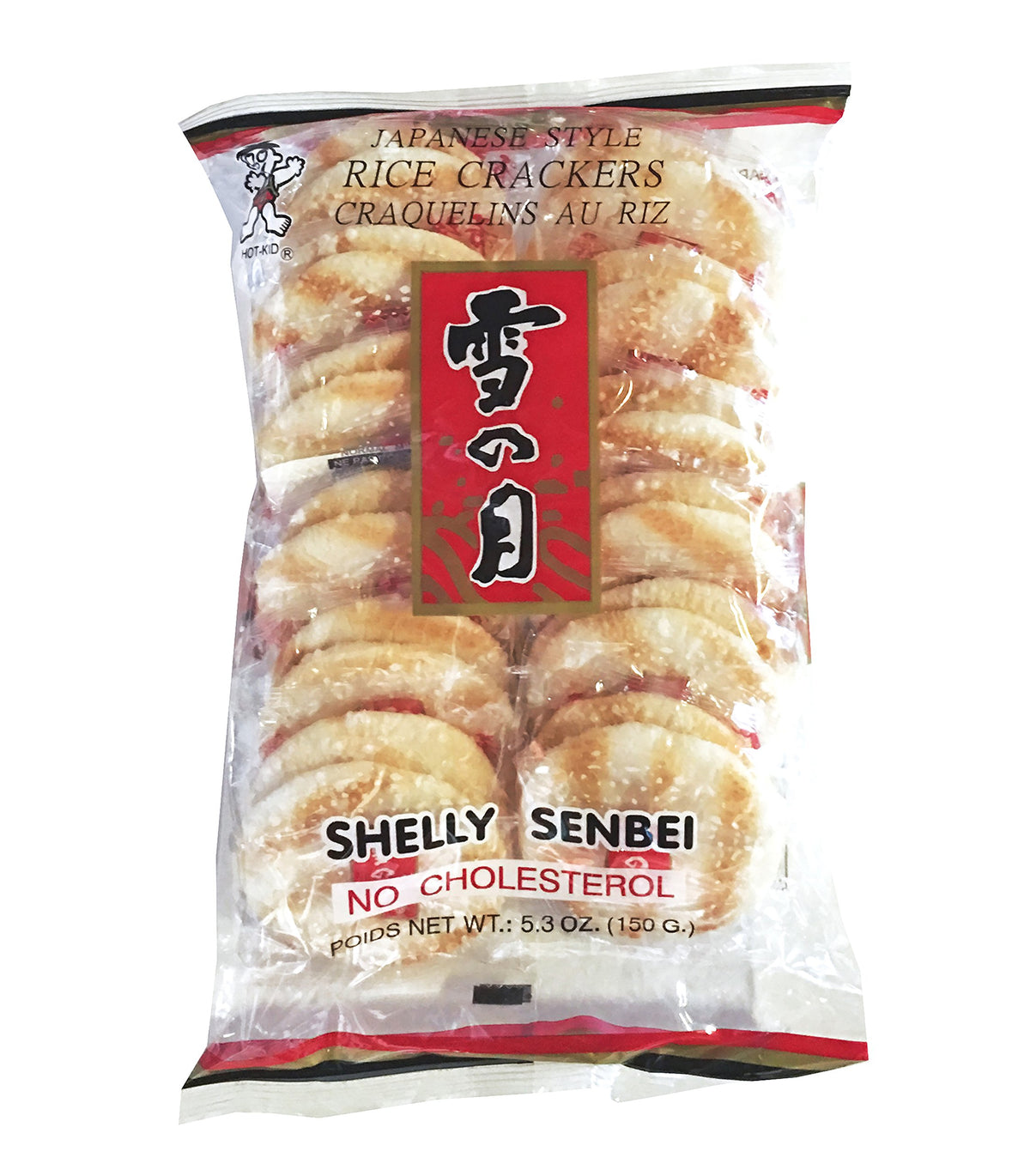 Want Want Shelly Shenbei Snowy Crispy Rice Crackers with sugar glaze; crisp bite ready to snack