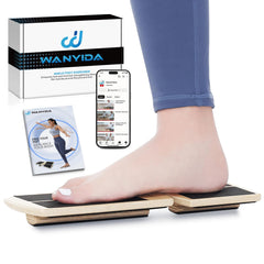 WANYIDA ankle foot trainer with two panels enables customizable balance training at home.