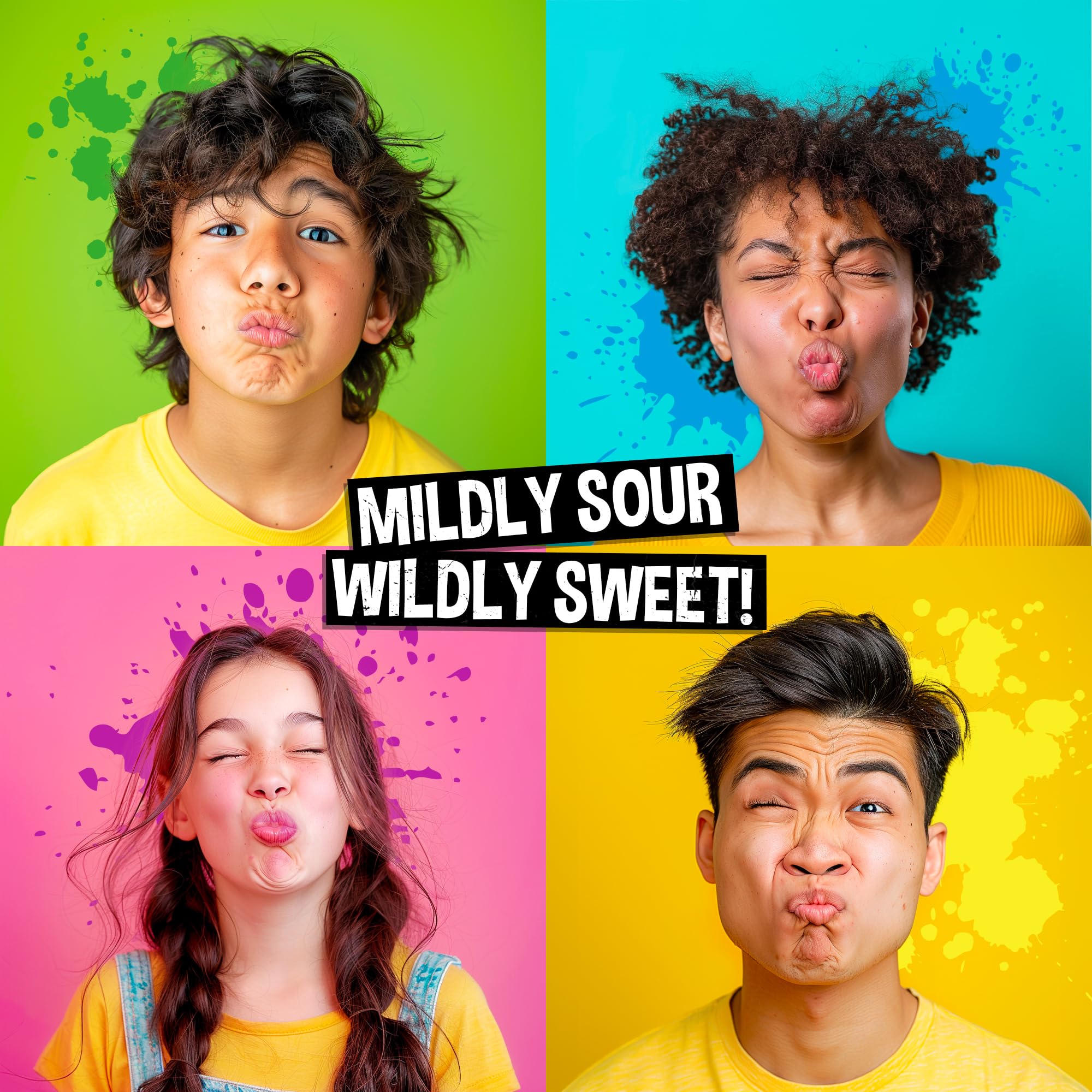 Warheads Extreme Sour Candy Lemon zippy citrus zing for on the go snack adventures.