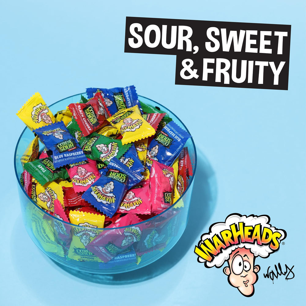 Warheads extreme sour hard candy Watermelon flavor provides refreshing finish and playful sour-sweet contrast
