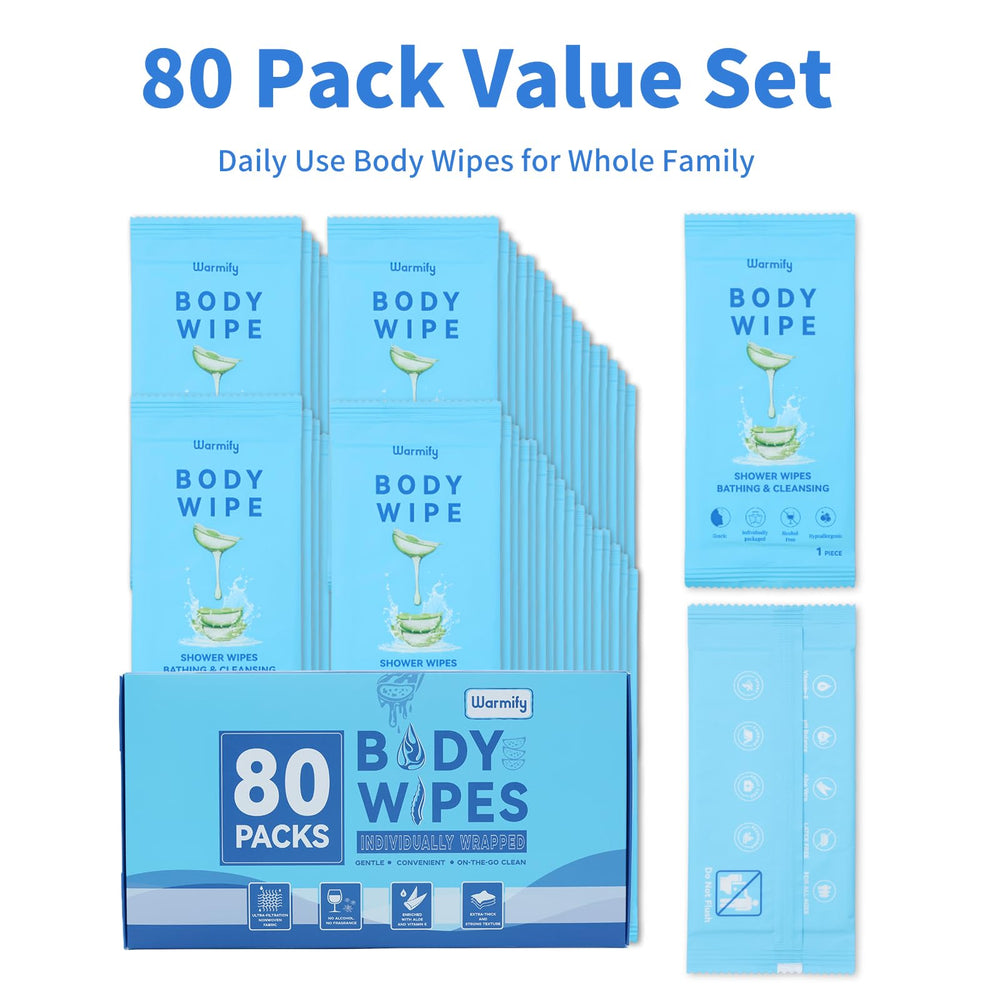 Warmify multipurpose wipes suitable for camping and outdoor adventures.