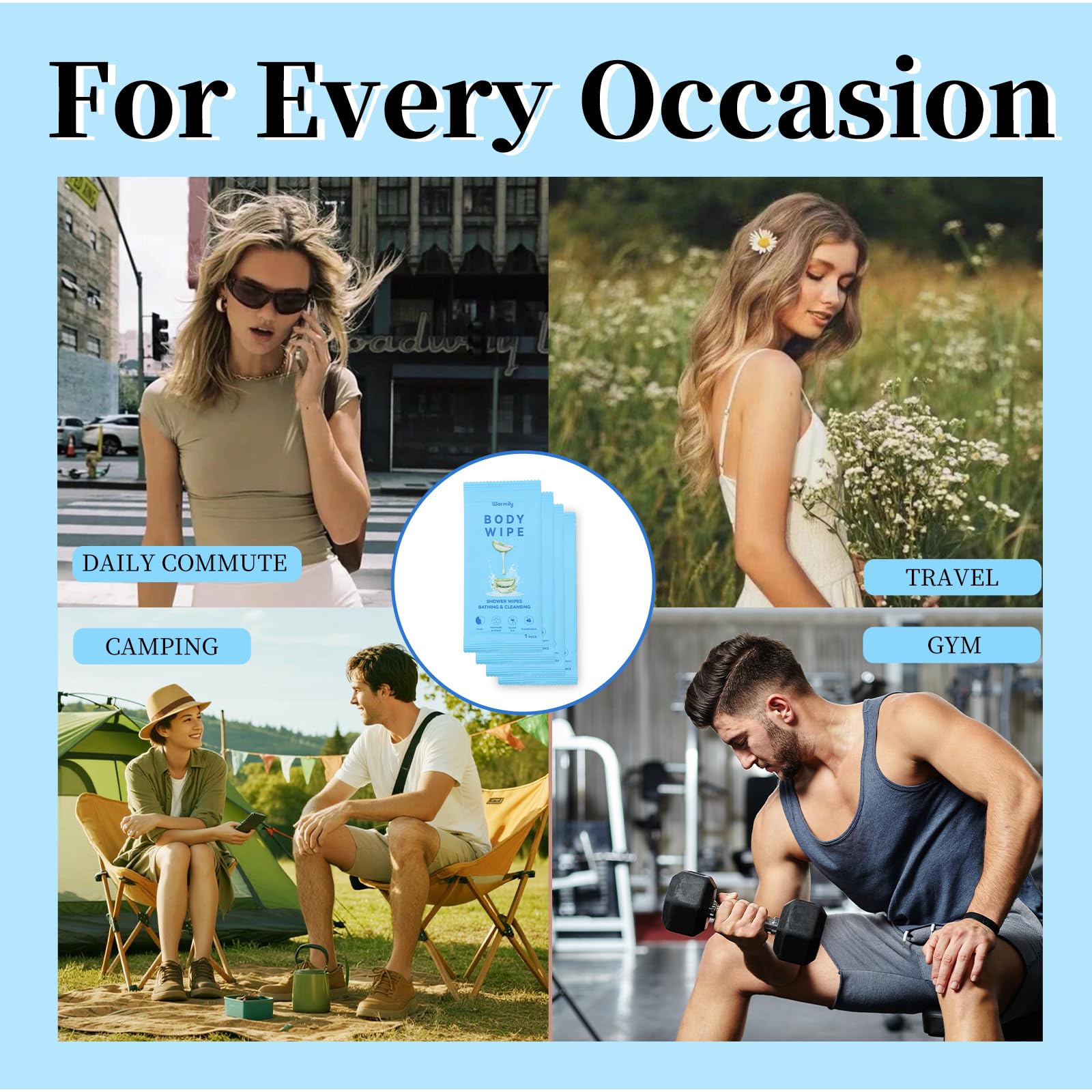 Warmify soft non-woven fabric provides comfortable touch during use.